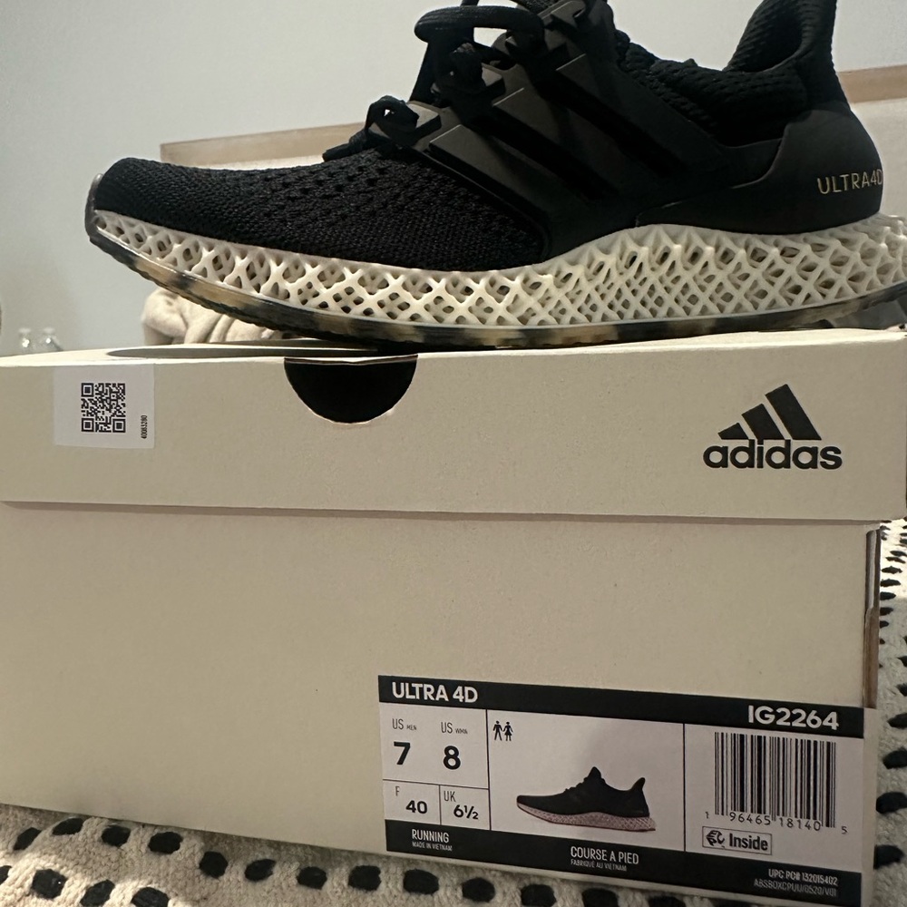 Adidas Ultra 4D Black Sneakers - Picture 5 of 5